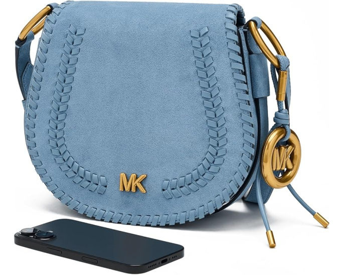 Сумка кроссбоди Josie Medium Saddle Flap с клапаном и регулируемым ремнем от MICHAEL Michael Kors