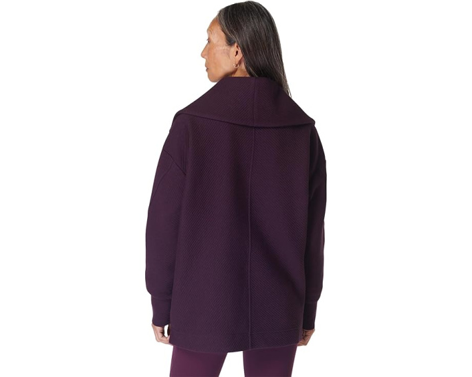 Толстовка Sweaty Betty Radiant Half Zip с карманами и боковыми разрезами