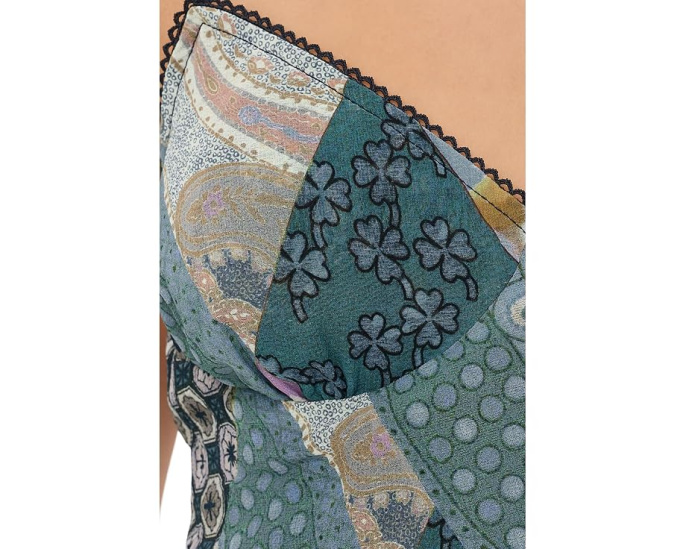 Макси платье Tis The Season Free People с принтом Storm Combo