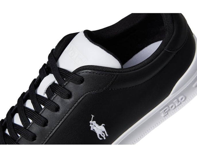Кожаные кроссовки Polo Ralph Lauren Heritage Court II с круглым носком и резиновой подошвой
