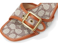 Босоножки COACH Margot на низком каблуке из текстильного жаккарда