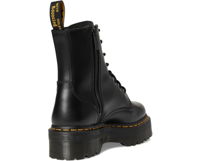 Ботинки Dr. Martens Jadon Smooth Leather на платформе с восемью люверсами
