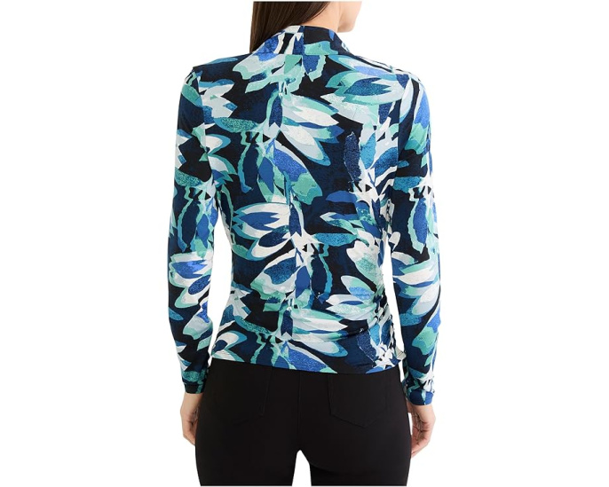 Топ Giverny Knit Wrap с запатентованным принтом и драпировкой NIC+ZOE