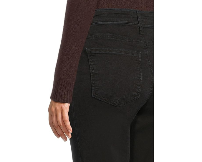 KUT from the Kloth джинсы Kelsey High-rise Fab Ab Ankle Flare с необработанным краем серые