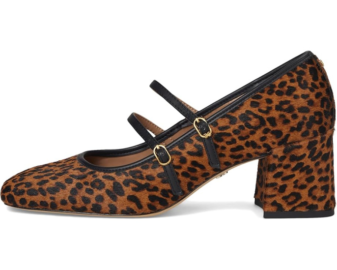 Босоножки Sam Edelman Sarah 2 с леопардовым принтом и квадратным носком
