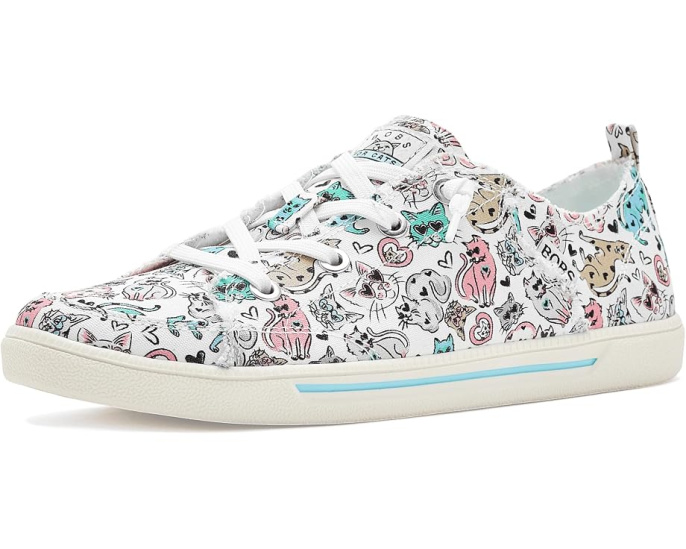 Кроссовки BOBS B Cute 2.0 Kitten Around с принтом кошек