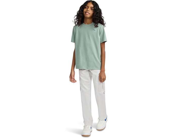 Широкие брюки карго abercrombie kids Loose Clean из прочной ткани dobby