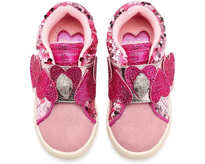 Детские слипоны Kurt Geiger London Mini Laney Heart Strap с ремешком