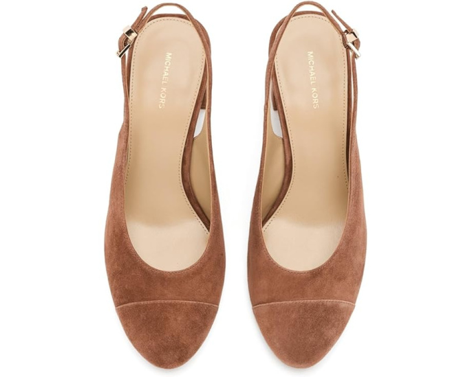 Босоножки MICHAEL Michael Kors Piper Flex Sling Pumps коричневые