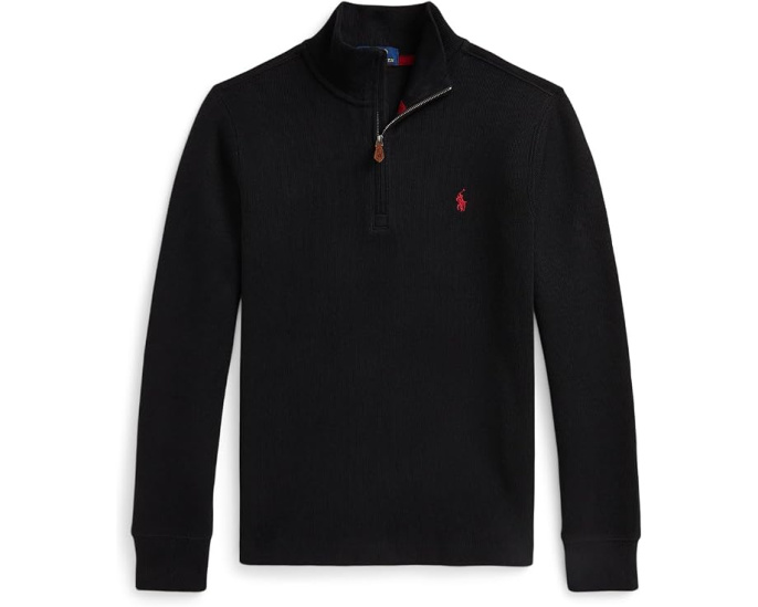 Детский свитшот Estate-Rib Quarter-Zip Polo Ralph Lauren с высоким воротом