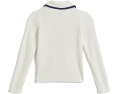Tipped Pointelle Cardigan (Toddler/Little Kid/Big Kid)