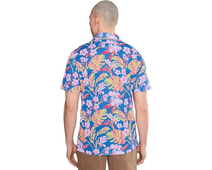 Поло Chubbies The Garden Glow из дышащей ткани с UPF 50+