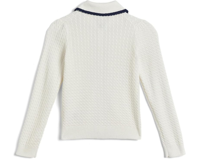 Tipped Pointelle Cardigan (Toddler/Little Kid/Big Kid)