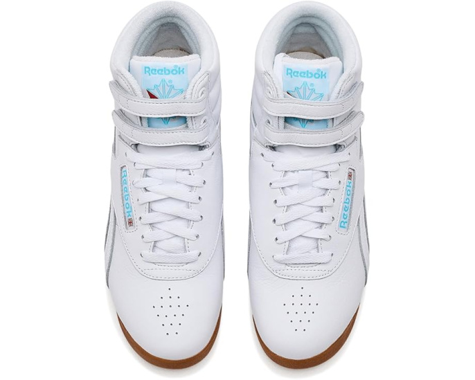 Кроссовки Freestyle Hi Reebok синие с белым