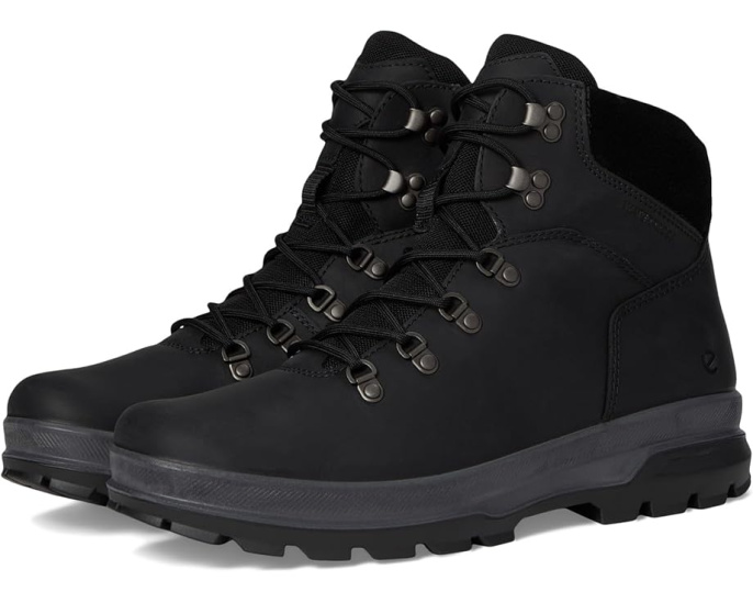 Высокие водонепроницаемые треккинговые ботинки ECCO Sport Rugged Track с круглым носком