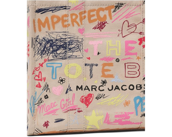 The Punk Scribble Canvas Medium Tote Bag