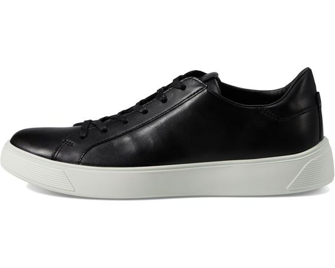 Кроссовки ECCO Street Tray Dress Sneaker черные с технологией FLUIDFORM