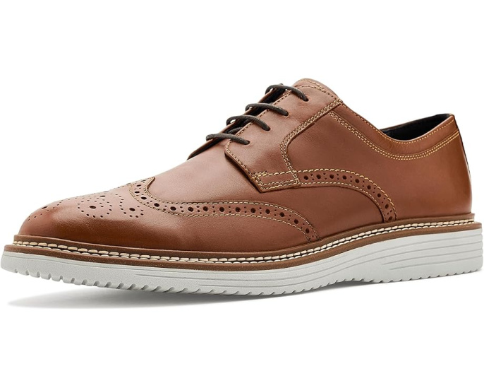 Оксфорды Cason Wingtip от Johnston & Murphy из кожи на шнуровке