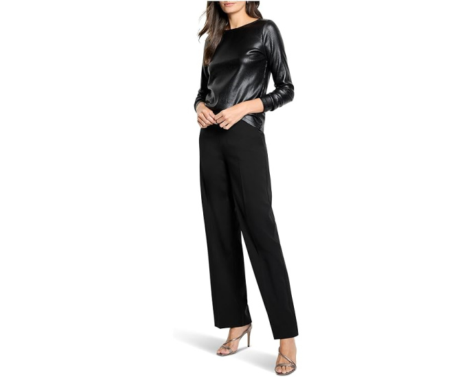Широкие брюки NIC+ZOE 31" Stretch Suiting Lenox на резинке