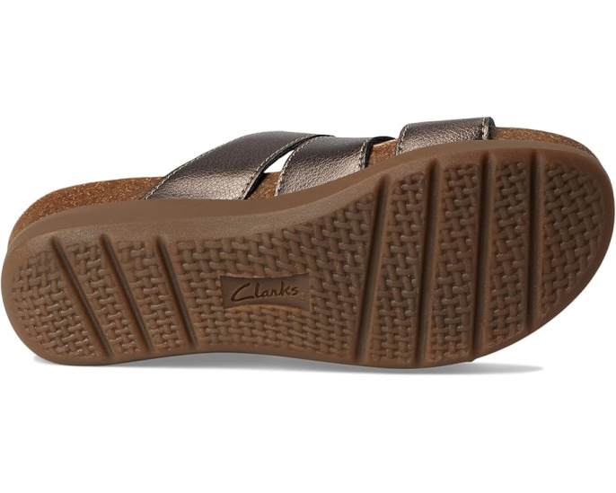 Сандалии Clarks Calenne Lily на трех ремешках с застежкой на липучке
