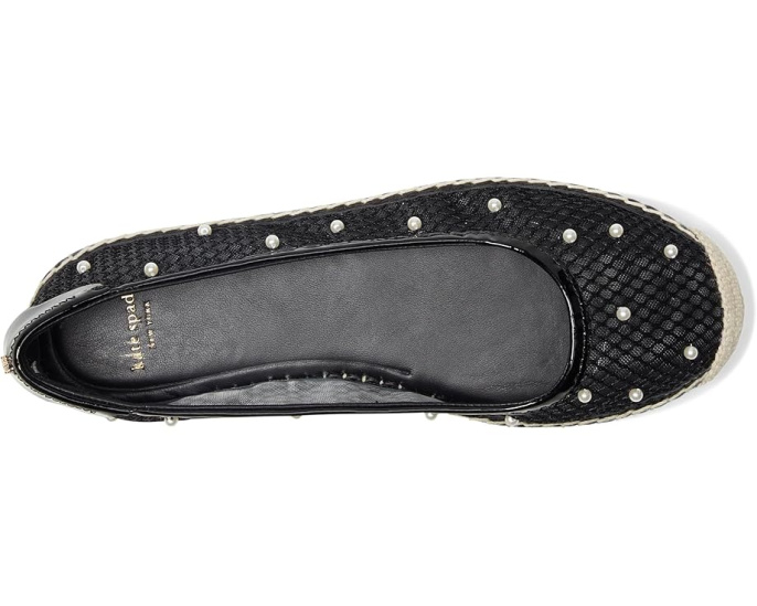 Балетки Kate Spade New York Pearl с жемчужным декором и сетчатым верхом