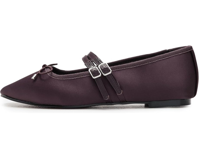 Туфли Greta Bow Double Strap с бантом из атласа Madewell