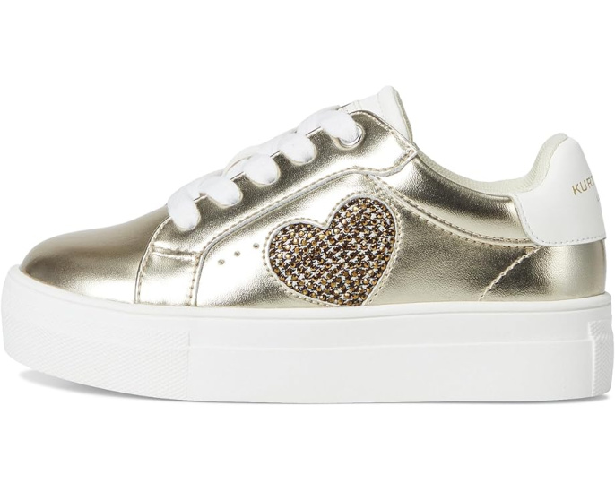 Детские кроссовки Kurt Geiger London Kids Mini Luckson Heart с сердечком