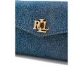 Lauren Ralph Lauren кроссбоди кошелек Washed Denim Tanner из денима