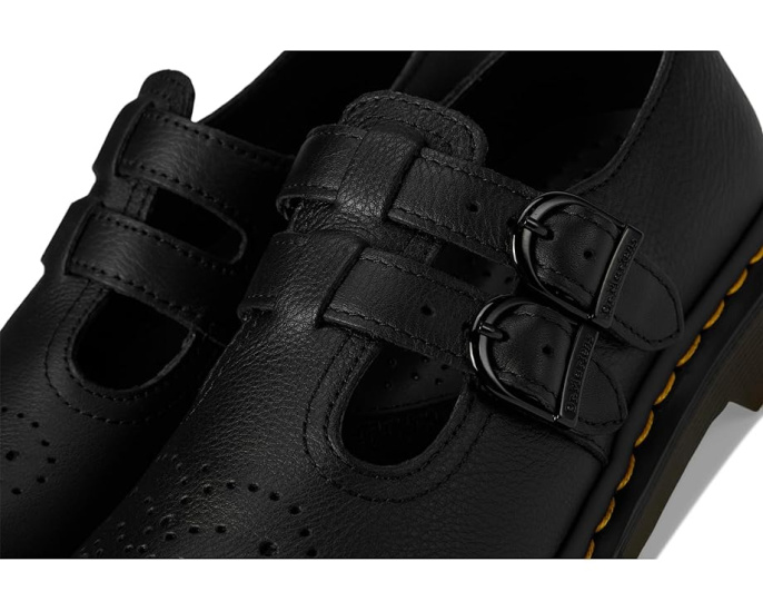 Туфли Dr. Martens 8065 Mary Jane с перфорацией и двумя ремешками