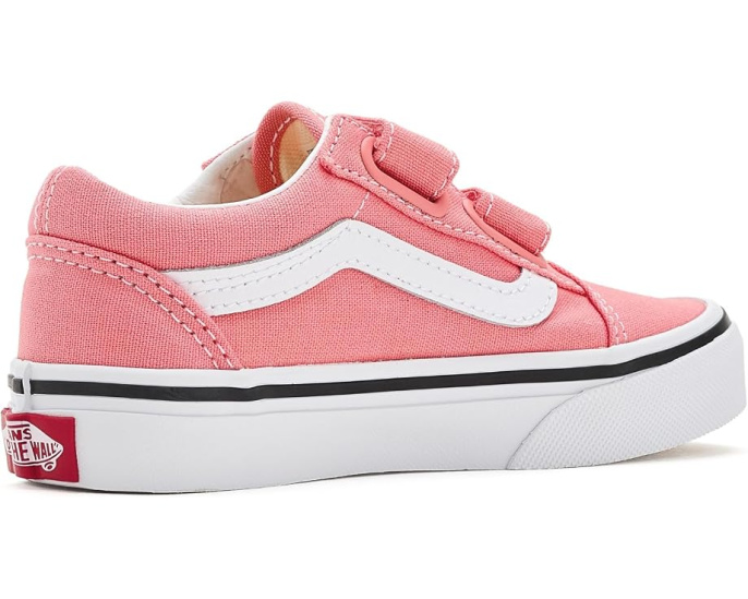 Кроссовки детские Vans Old Skool V Flower с цветочным принтом
