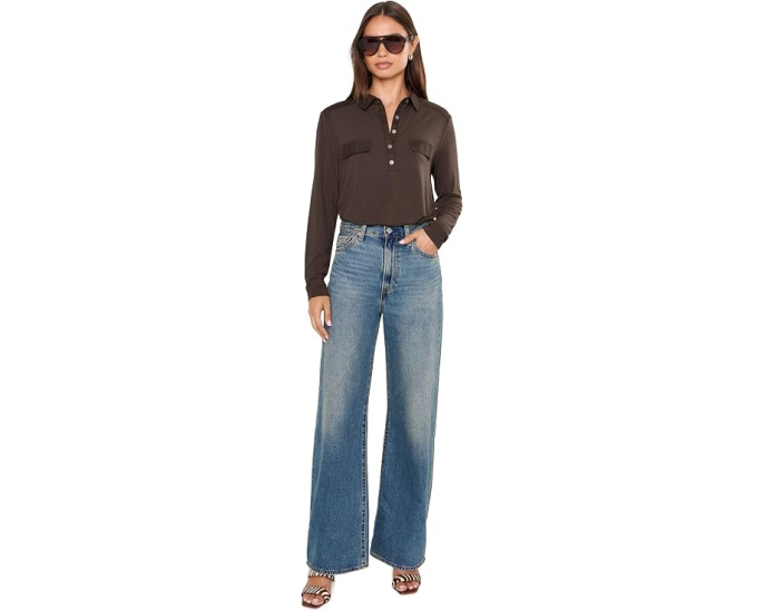 Длинный рубашка Kauai Woven Trim с плетеной отделкой Tommy Bahama