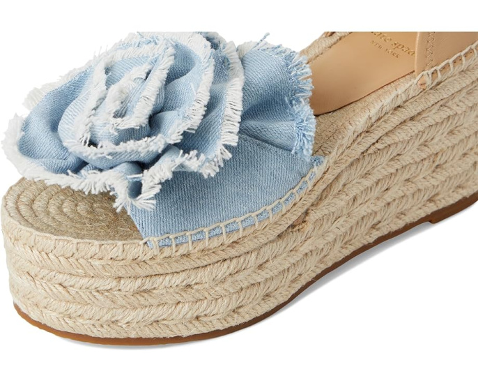Босоножки Flourish Denim Espadrille Wedge от Kate Spade New York