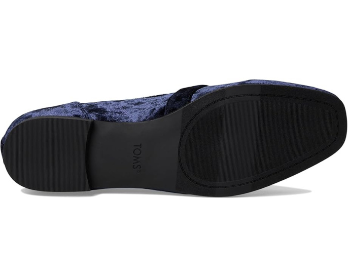 Лоферы TOMS Lynette из кожи с квадратным носком и ремешком