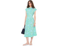 Lilly Pulitzer Платье-рубашка Tonya Midi голубое