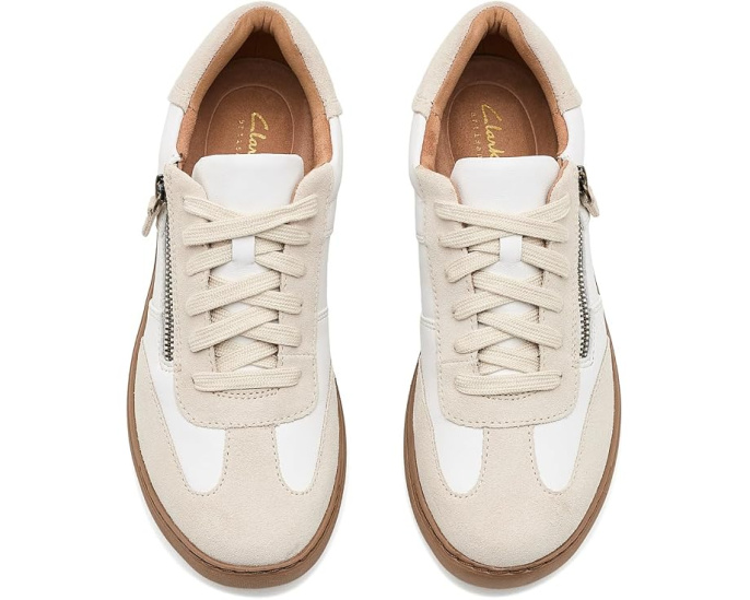 Кроссовки Clarks Nalle T-Toe с замшевым верхом