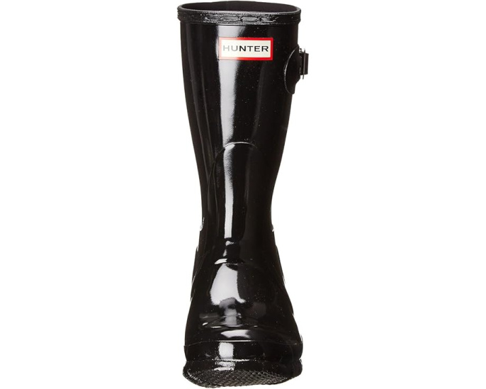 Резиновые сапоги Hunter Original Short Gloss укороченные с декором