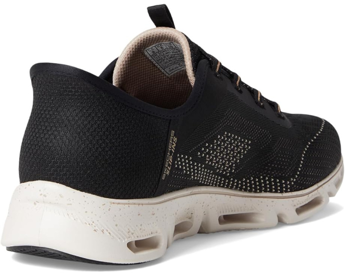 Skechers Glide-Step Gratify Pace слипоны без шнуровки с памятью формы и технологией Heel Pillow
