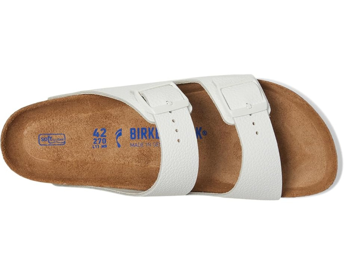 Сандалии Birkenstock Arizona Soft Footbed из кожи унисекс