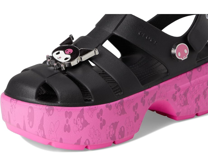 Crocs Сланцы Sanrio My Melody и Kuromi Stomp