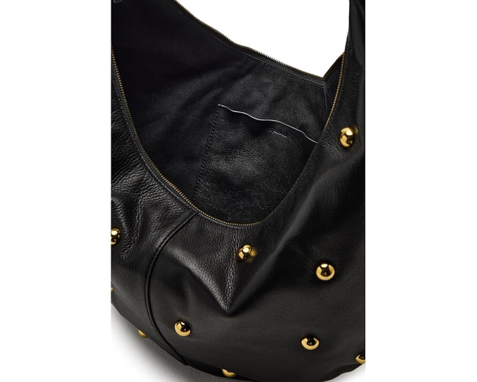 Сумка The Essential Curve Shoulder Bag из кожи со стразами Madewell