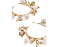 Серьги-кольца Gilded Garden от Kate Spade New York с подвесками