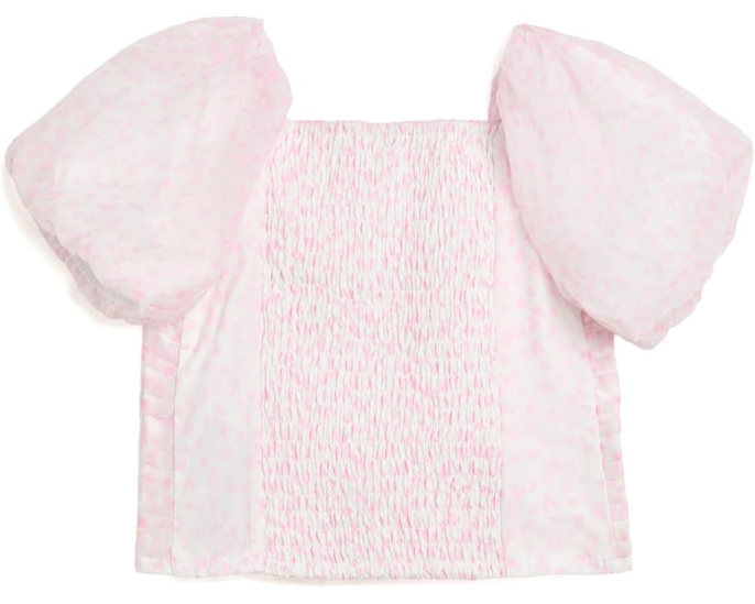 Топ Emerson Organza Puff Sleeve Top для детей от abercrombie kids
