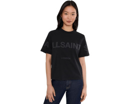 Футболка AllSaints Lisa Biggy оверсайз с ручной графикой