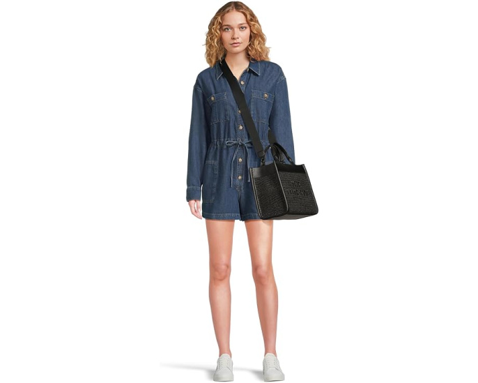 Сумка тоут Marc Jacobs The Woven DTM Medium Tote Bag из кожи с пыльником