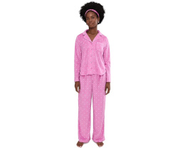Пижамный комплект Minky Fleece с нагрудным карманом и повязкой Karen Neuburger