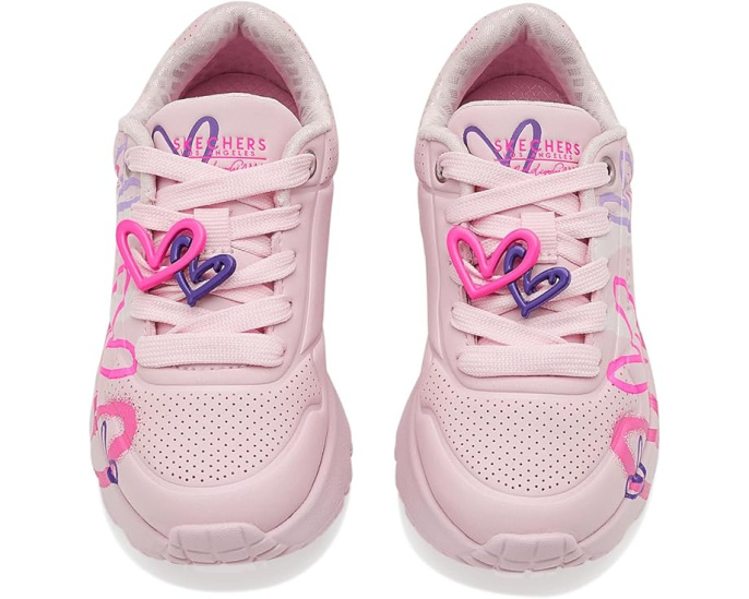 Кроссовки SKECHERS KIDS Street x James Goldcrown-Uno Lite с дизайном сердца