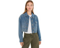Укороченная куртка Blink AllSaints из органического денима