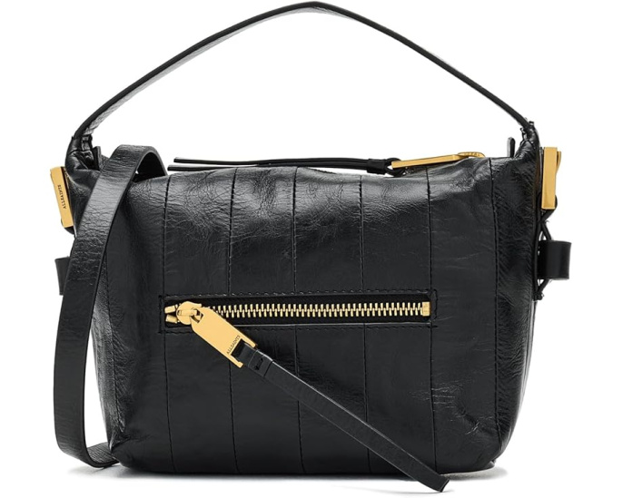 Сумка-хобо AllSaints Vega Panel Grab из кожи с панельным дизайном