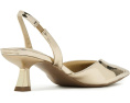 Босоножки Journee Collection Fallon на каблуке с отделкой под золото