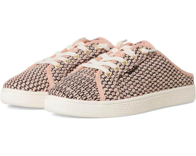 Кроссовки Roxy Sunny Stroll на шнуровке из хлопка